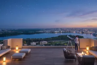 Stargazing Deck at Dhanani Shree Krishna